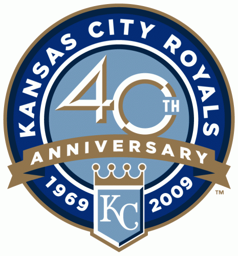 Kansas City Royals 2009 Anniversary Logo custom vinyl decal