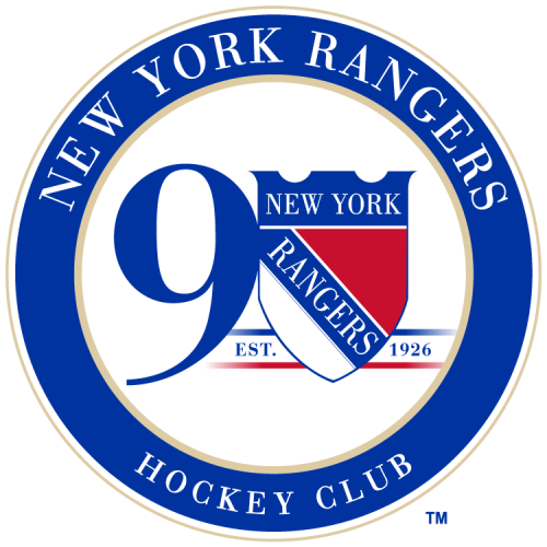 New York Rangers 2016 17 Anniversary Logo custom vinyl decal