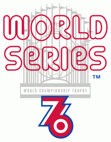 MLB World Series 1976 Logo heat sticker