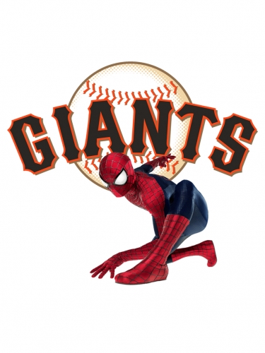 San Francisco Giants Spider Man Logo heat sticker