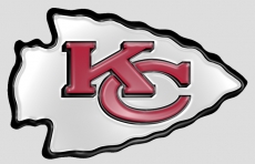 Kansas City Chiefs Plastic Effect Logo heat sticker