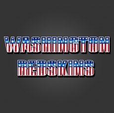 Washington Redskins American Captain Logo heat sticker