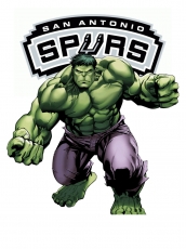 San Antonio Spurs Hulk Logo custom vinyl decal