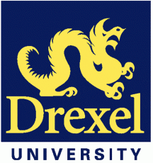 Drexel Dragons 1985-2001 Primary Logo heat sticker