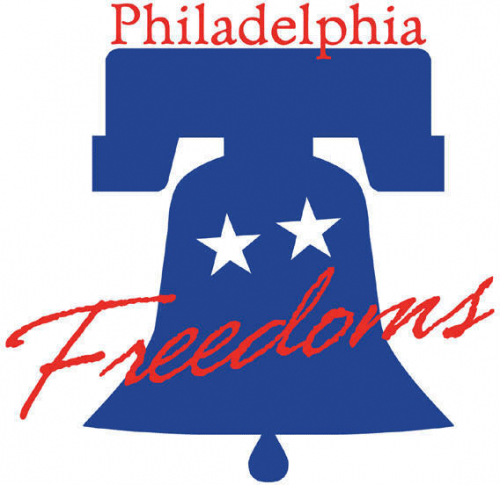 Philadelphia Freedoms 2001-2004 Primary Logo custom vinyl decal