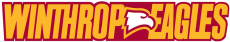 Winthrop Eagles 1995-Pres Wordmark Logo 06 heat sticker