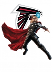 Atlanta Falcons Thor Logo custom vinyl decal