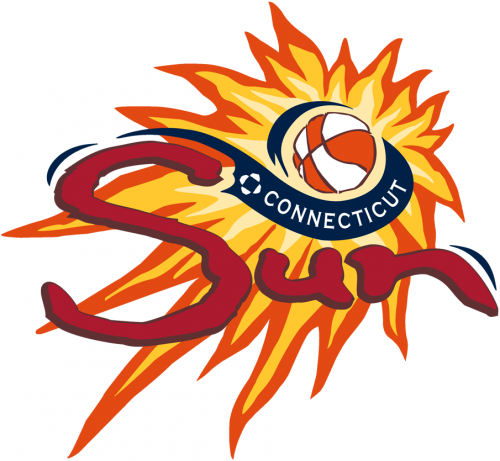 Connecticut Sun 2003-Pres Primary Logo heat sticker