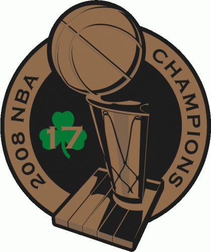 Boston Celtics 2008 09 Champion Logo heat sticker