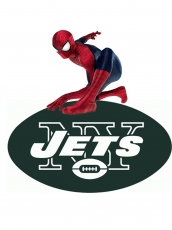 New York Jets Spider Man Logo custom vinyl decal