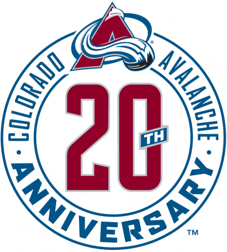 Colorado Avalanche 2015 16 Anniversary Logo custom vinyl decal