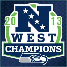 Seattle Seahawks 2013 Champion Logo heat sticker