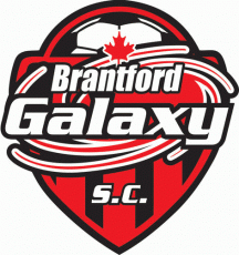 Brantford Galaxy S.C Logo custom vinyl decal