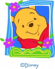 Disney Pooh Logo 10 heat sticker