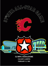 NHL All-Star Game 1984-1985 Logo heat sticker