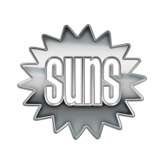 Phoenix Suns Silver Logo heat sticker