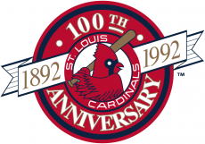 St.Louis Cardinals 1992 Anniversary Logo custom vinyl decal