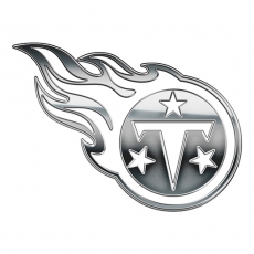 Tennessee Titans Silver Logo heat sticker