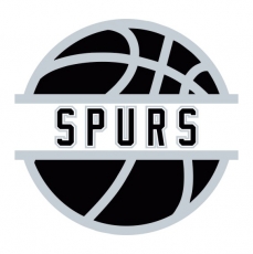 Basketball San Antonio Spurs Logo heat sticker