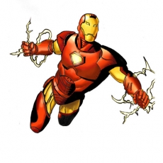 Iron Man Logo 01 heat sticker