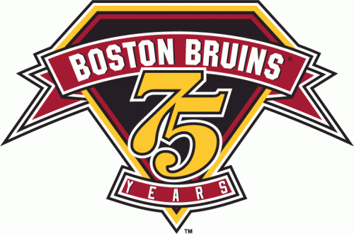 Boston Bruins 1998 99 Anniversary Logo heat sticker