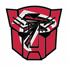 Autobots Atlanta Falcons logo heat sticker