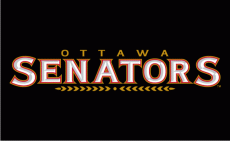 Ottawa Senators 2007 08-Pres Wordmark Logo 02 heat sticker