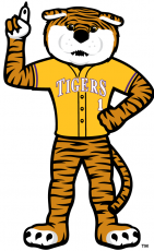 LSU Tigers 2014-Pres Mascot Logo heat sticker