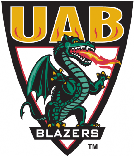 UAB Blazers 1996-2014 Alternate Logo 01 custom vinyl decal