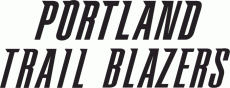 Portland Trail Blazers 2002-2016 Wordmark Logo custom vinyl decal