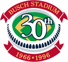 St.Louis Cardinals 1996 Stadium Logo heat sticker