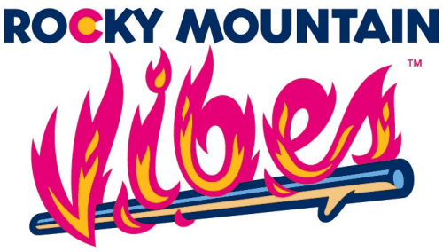 Rocky Mountain Vibes 2019-Pres Wordmark Logo heat sticker