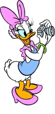 Donald Duck Logo 64 heat sticker