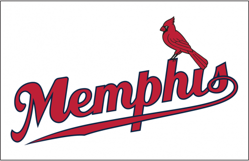 Memphis Redbirds 2008-2014 Jersey Logo heat sticker