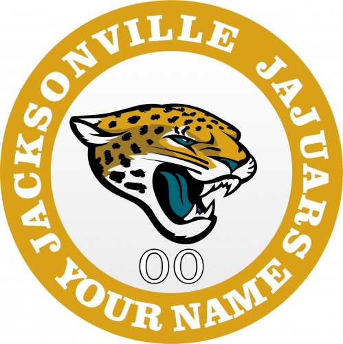 Jacksonville Jaguars Customized Logo heat sticker
