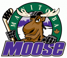 Manitoba Moose 1996-2001 Primary Logo custom vinyl decal