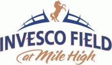 Denver Broncos 2001-2010 Stadium Logo heat sticker