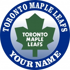 Toronto Maple Leafs Customized Logo heat sticker