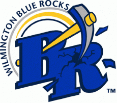 Wilmington Blue Rocks 2003-2009 Primary Logo heat sticker