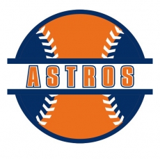 Baseball Houston Astros Logo custom vinyl decal