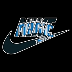 Orlando Magic Nike logo heat sticker