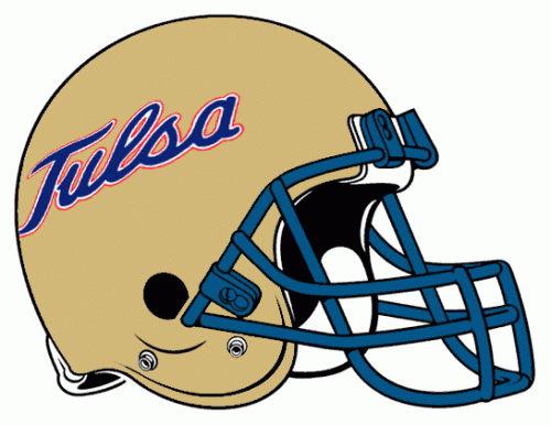 Tulsa Golden Hurricane 1991-Pres Helmet Logo custom vinyl decal