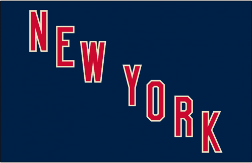 New York Rangers 2010 11-2016 17 Jersey Logo custom vinyl decal