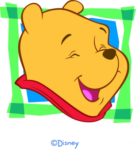 Disney Pooh Logo 05 custom vinyl decal