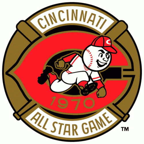 MLB All-Star Game 1970 Logo heat sticker