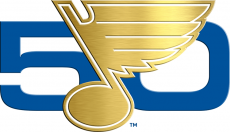 St. Louis Blues 2016 17 Anniversary Logo heat sticker