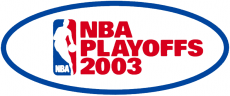 NBA Playoffs 2002-2003 Logo custom vinyl decal