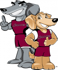 Southern Illinois Salukis 2006-2018 Mascot Logo 04 custom vinyl decal