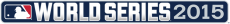 MLB World Series 2015 Wordmark Logo heat sticker