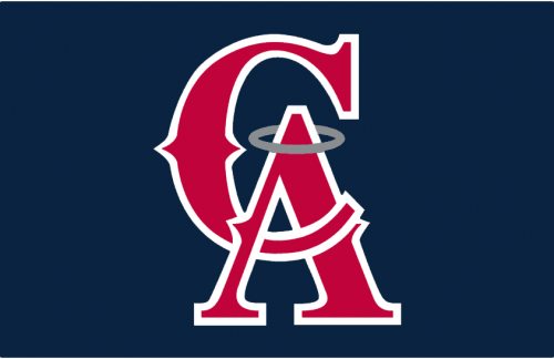 Los Angeles Angels 1993-1996 Cap Logo heat sticker